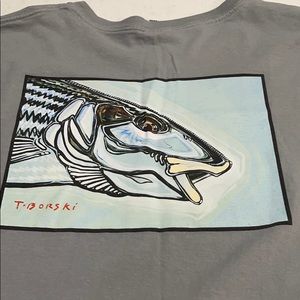 Key West The Angling Company Tee Gray XXL NWOT